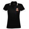 Polo coton bicolore femme