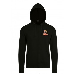 Veste capuche zippée adulte