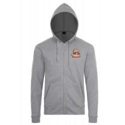Veste capuche zippée adulte