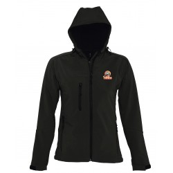 Softshell à capuche femme
