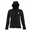 Softshell à capuche femme