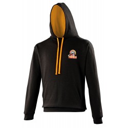 Sweat capuche contrasté adulte
