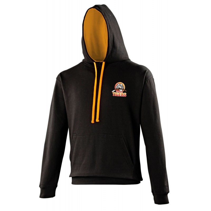 Sweat capuche contrasté adulte