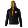 Sweat capuche contrasté adulte