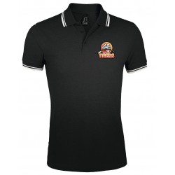 Polo coton bicolore homme