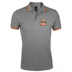 Polo coton bicolore homme
