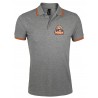Polo coton bicolore homme
