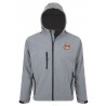 Softshell à capuche homme