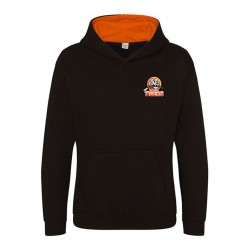 Sweat capuche contrastée...