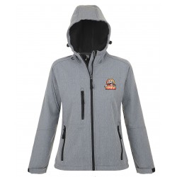 Softshell à capuche femme